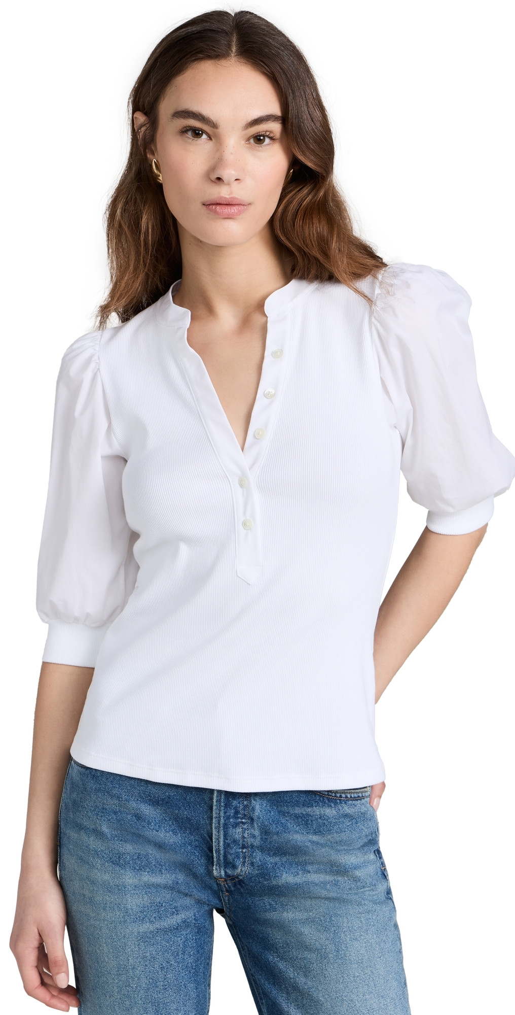 Veronica Beard Jean Coralee Top White XS | Shopbop