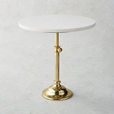 Abbey Adjustable Marble-top Server | Frontgate | Frontgate