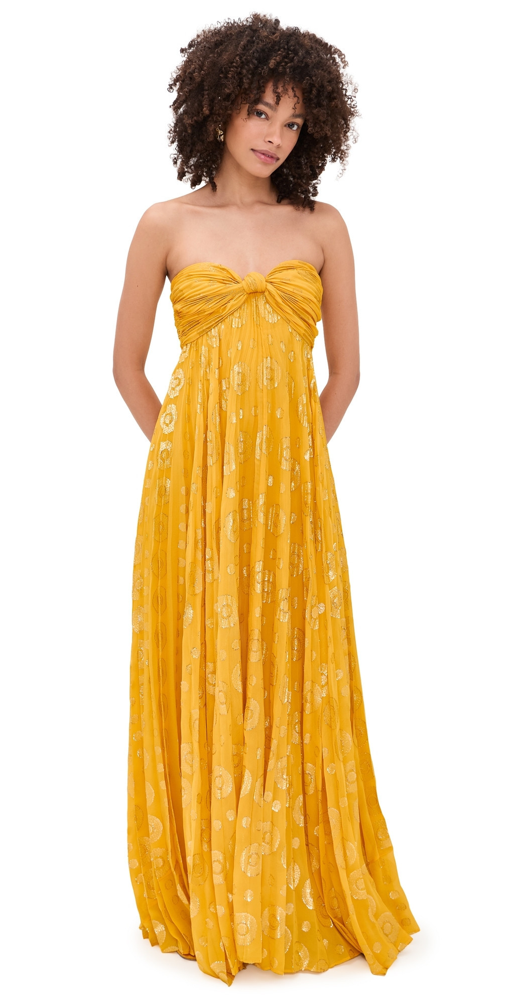 ALEXIS Soleil Dress Marigold S | Shopbop