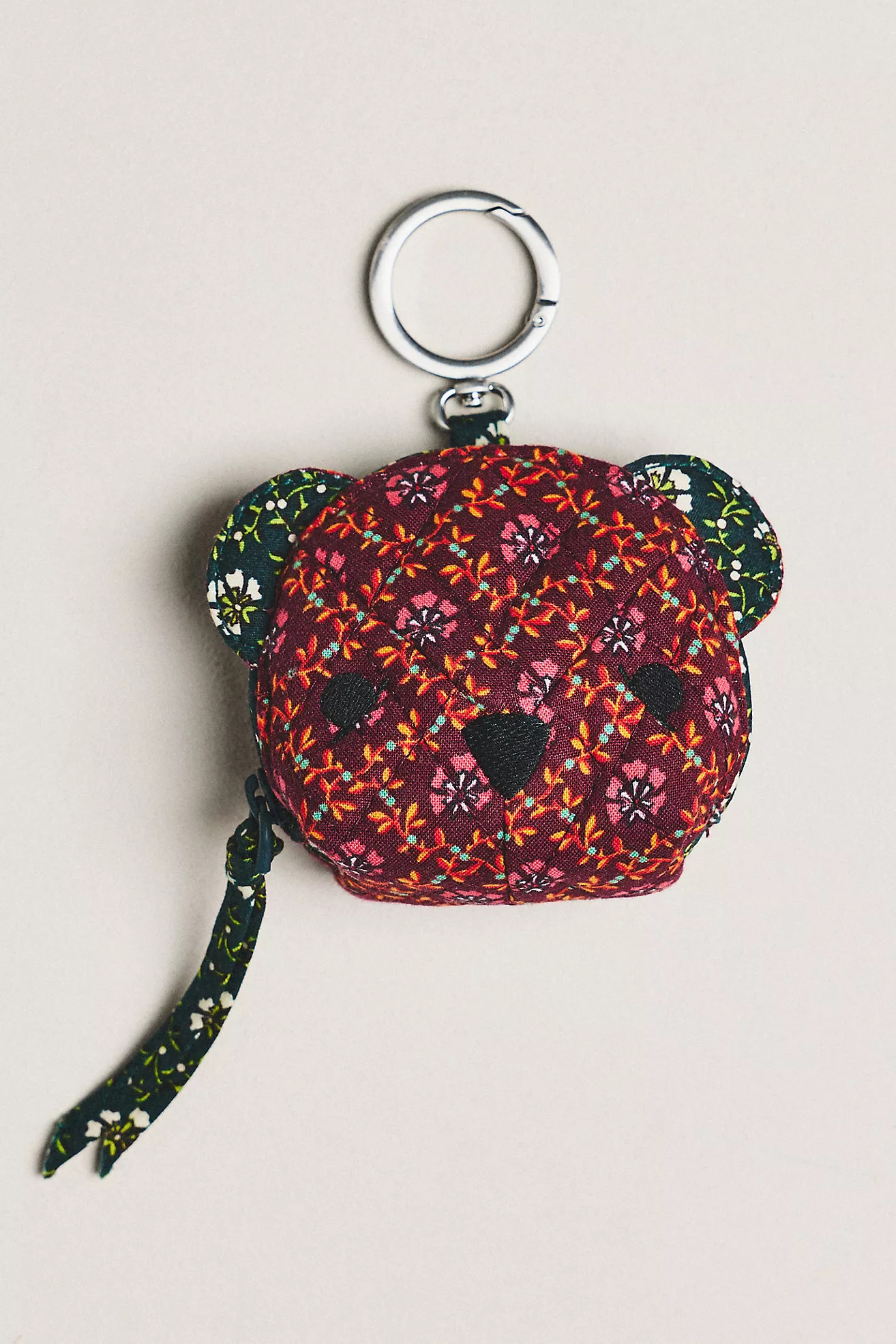 Vera Bradley x Anthropologie Classic Mini Bear Bag Charm | Anthropologie (US)