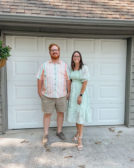 Date night outfits from Amazon! Pastel aesthetic 💗 I’m wearing a medium dress and 7.5 shoe  

#LTKstyletip #LTKmens #LTKunder50