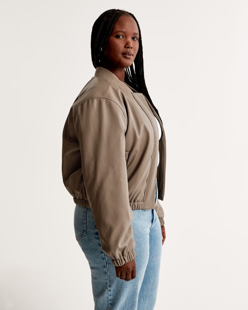 Shrunken Bomber Jacket | Abercrombie & Fitch (US)