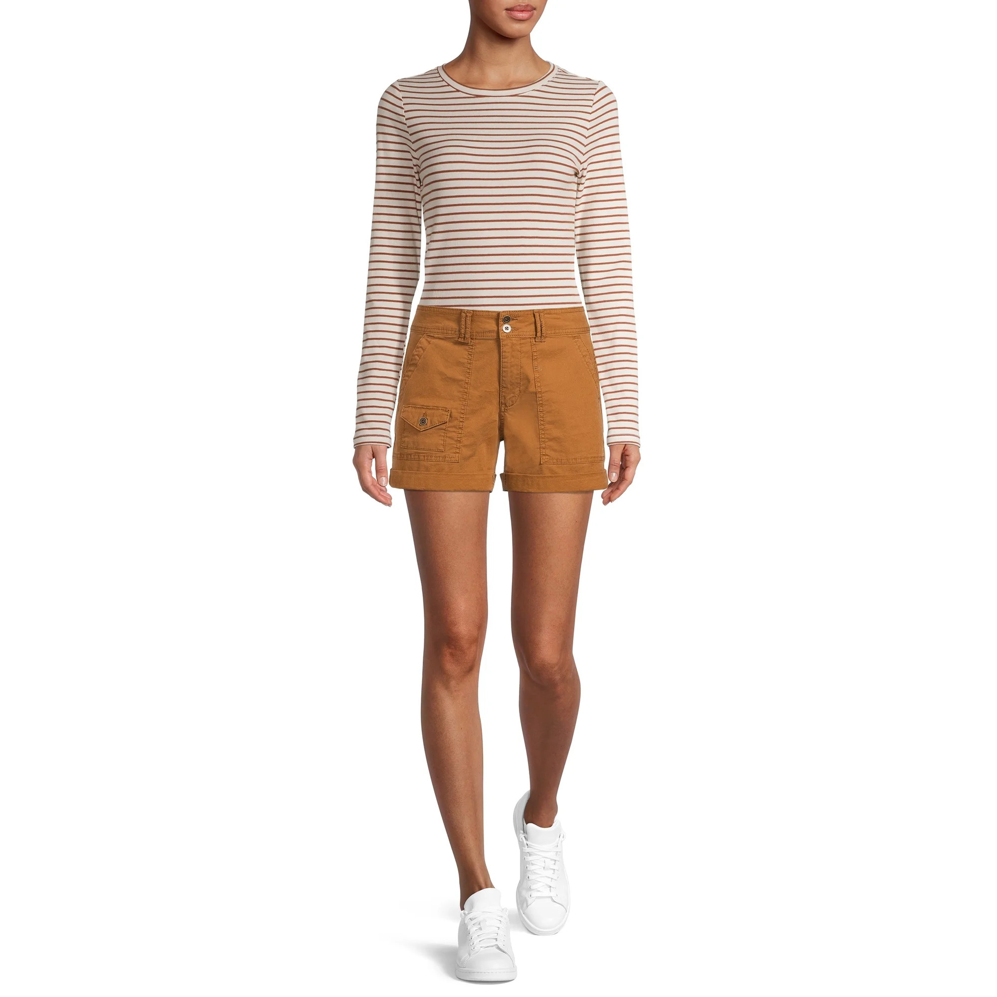 Time and Tru Women's Utility Shorts | Walmart (US)