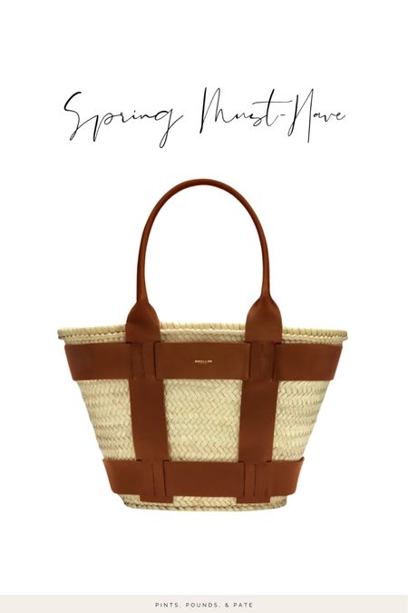 Finally found the DeMellier Santorini Caged Raffia Tote in stock AND on sale! #tote #summerbag #strawbag 

#LTKitbag