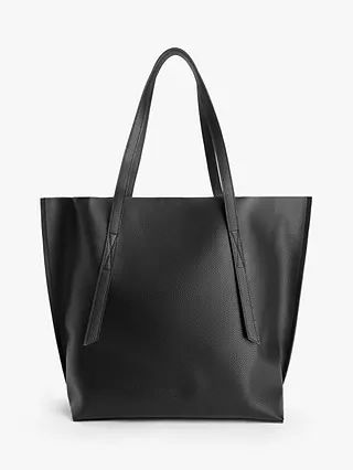 Kin East/West Minimal Tote Bag, Black | John Lewis (UK)