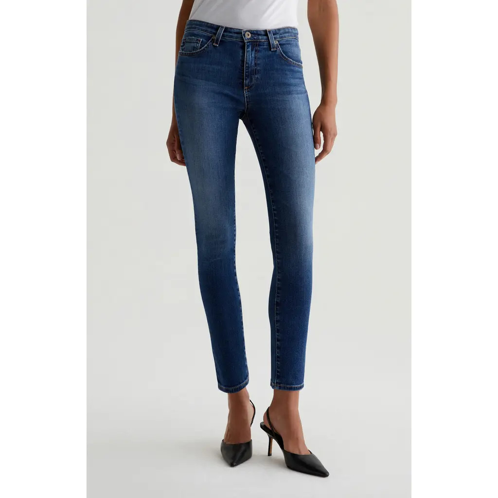 AG Prima Low Rise Ankle Cigarette Jeans in Aberdeen at Nordstrom Rack, Size 25 | Nordstrom Rack