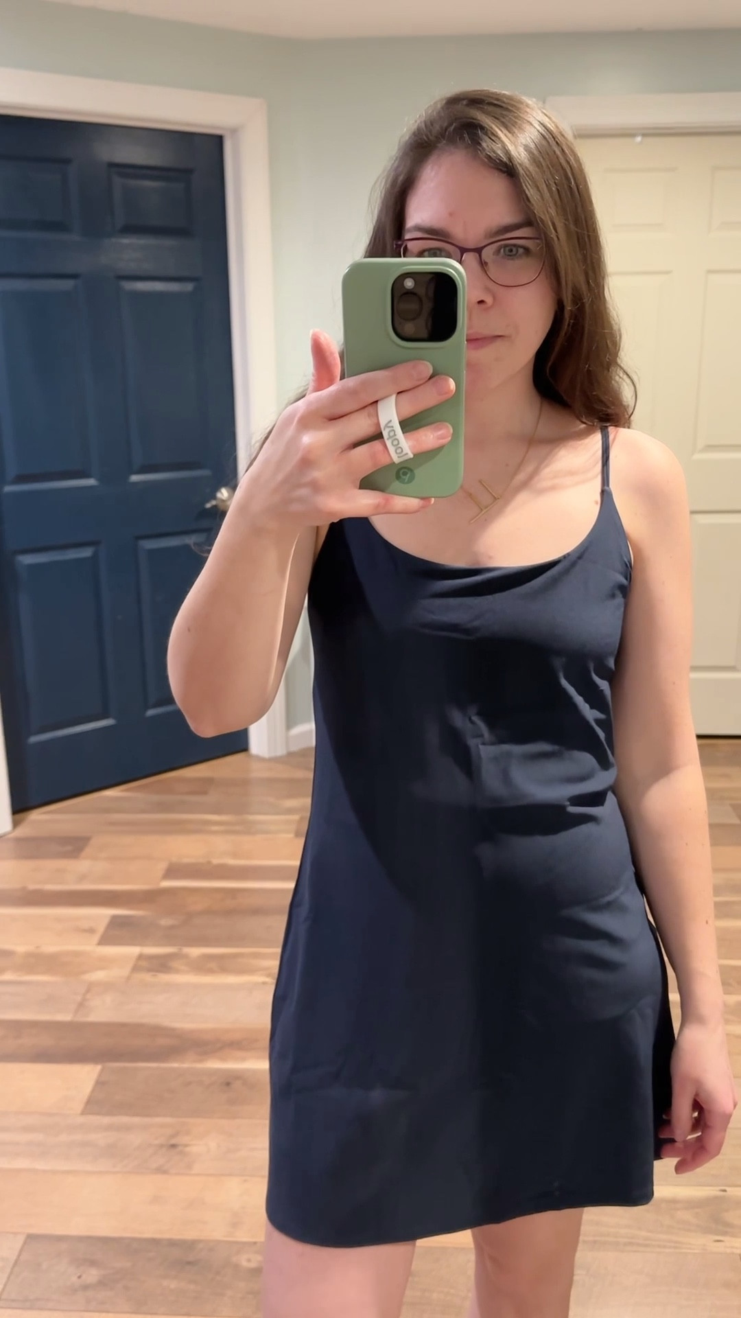 The Abercrombie Traveler mini dress is such a versatile closet staple! I have the navy in size Small Tall. I like the tall version because it gives it just the slightest bit more length which I think makes it perfect (I’m 5’7”).

#LTKfit #LTKSale #LTKFind
