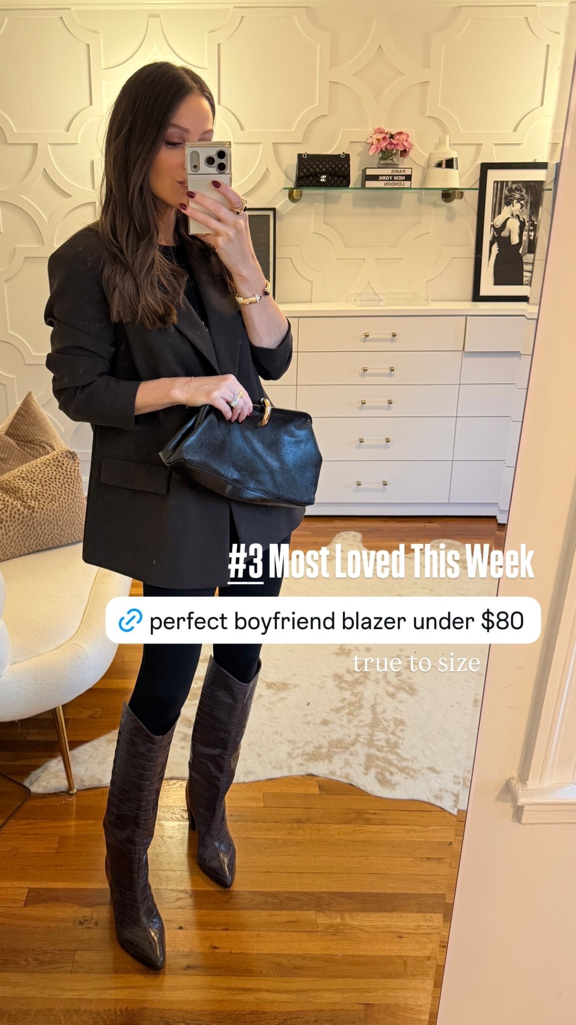 #3 Most Loved This Week true to size. the perfect boyfriend blazer under $80