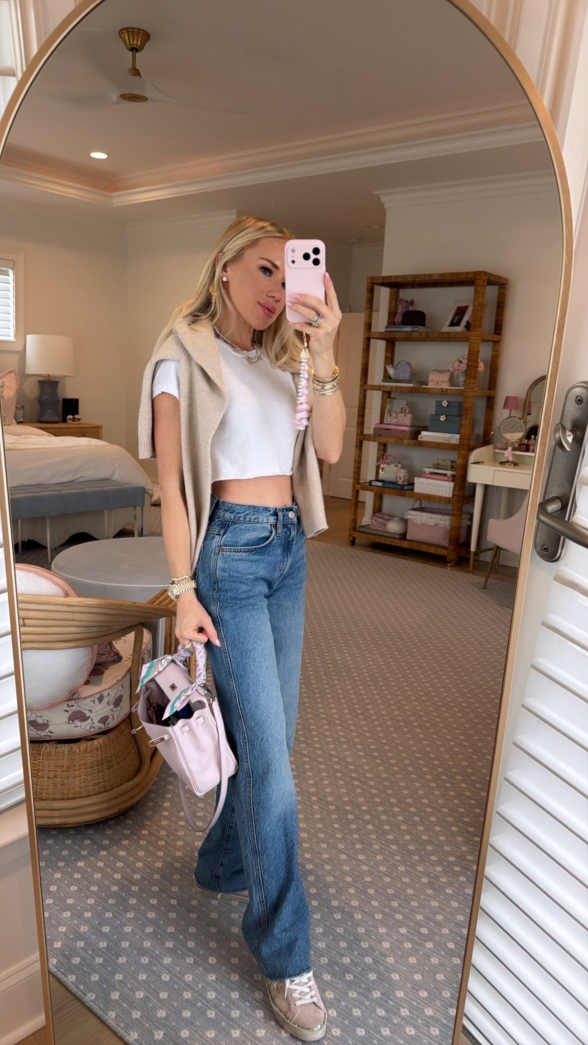 Reformation jeans 24, redone tee xs 

#LTKdayinmylife #LTKootd #LTKgrwm