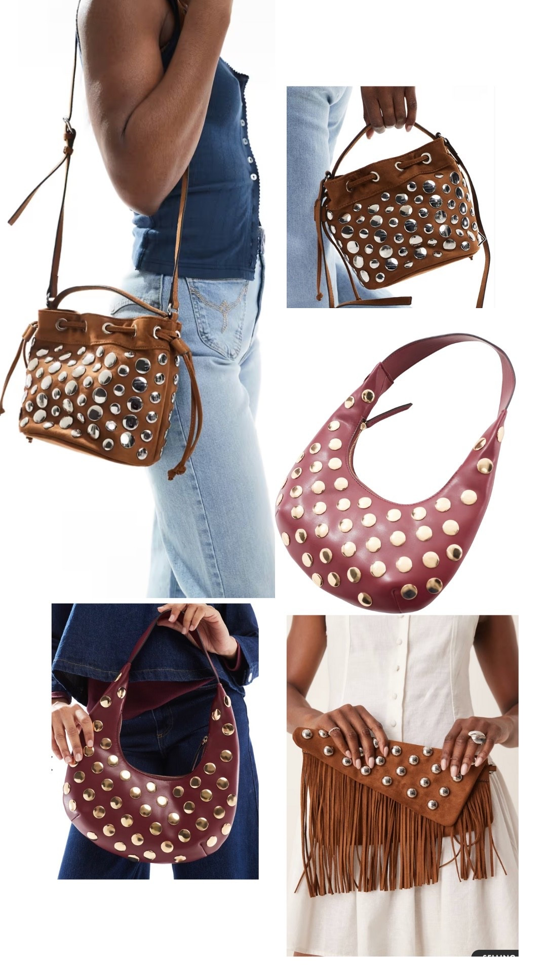 trending this summer: studs 

#LTKItBag #LTKSummerEdit #LTKFindsUnder100