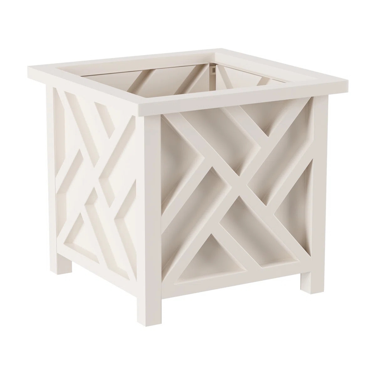 Calista Lattice Box Decorative Outdoor Flower or Plant Pot Garden Décor | Wayfair North America