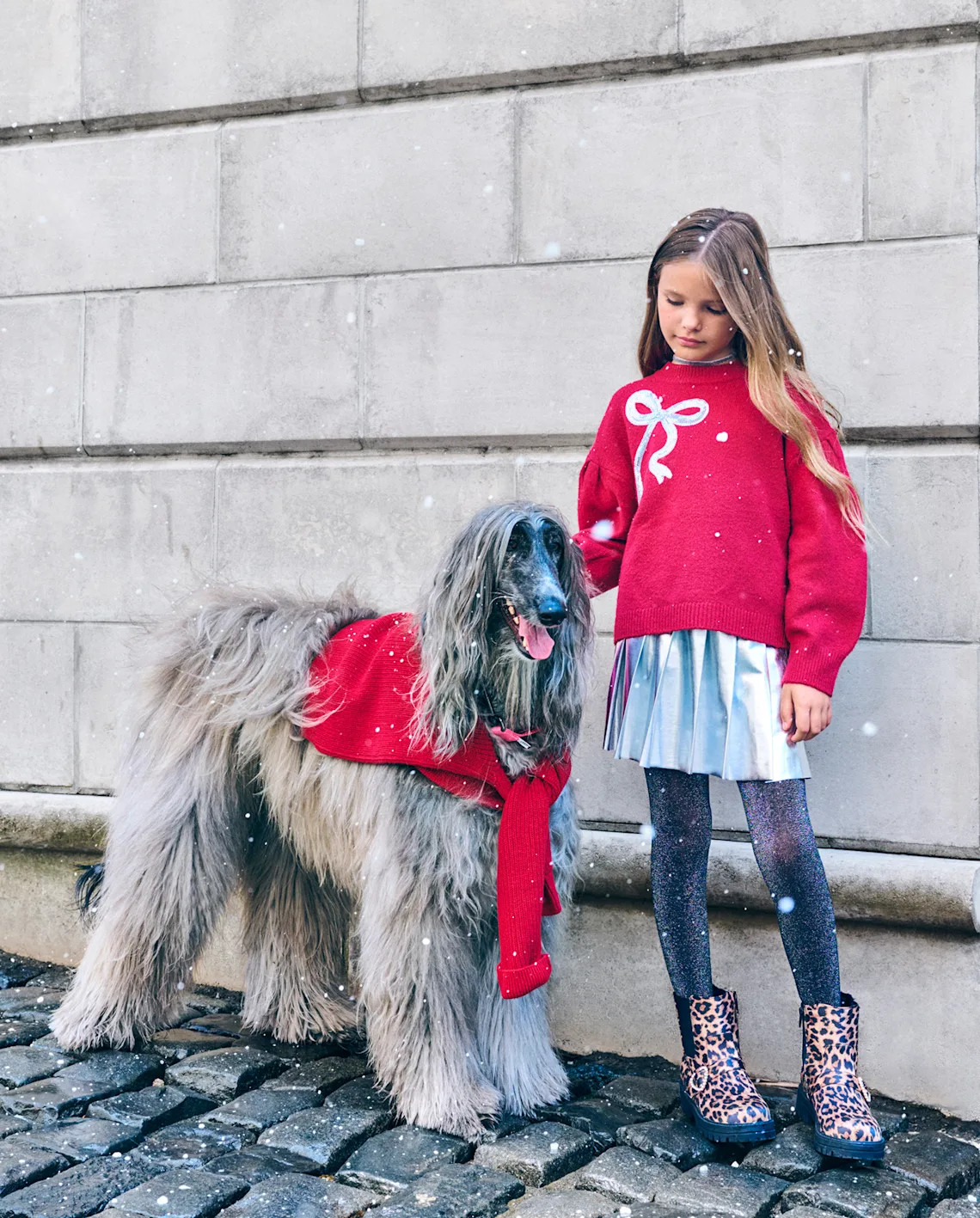 Girls Sequin Bow Sweater - red | The Children's Place