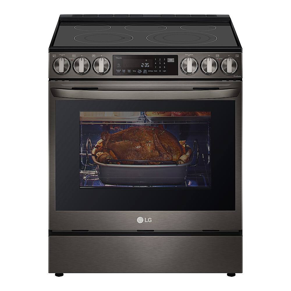 LG 6.3 cu ft Electric Slide In Range with InstaView, Air Fry, ProBake Convection, and Smart WiFi ... | Best Buy U.S.