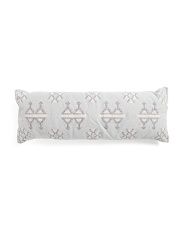 14x38 Oversized Embroidered Aztec Pillow | TJ Maxx