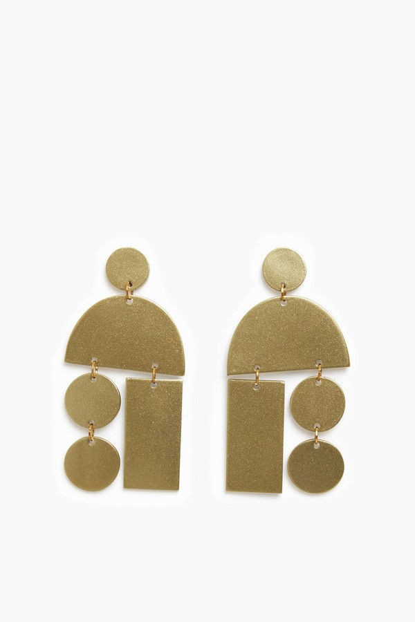 Gold Metallic Mobile Earrings | Tuckernuck (US)