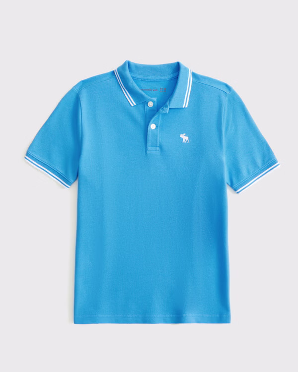 boys icon pique polo | boys tops | Abercrombie.com | Abercrombie & Fitch (US)