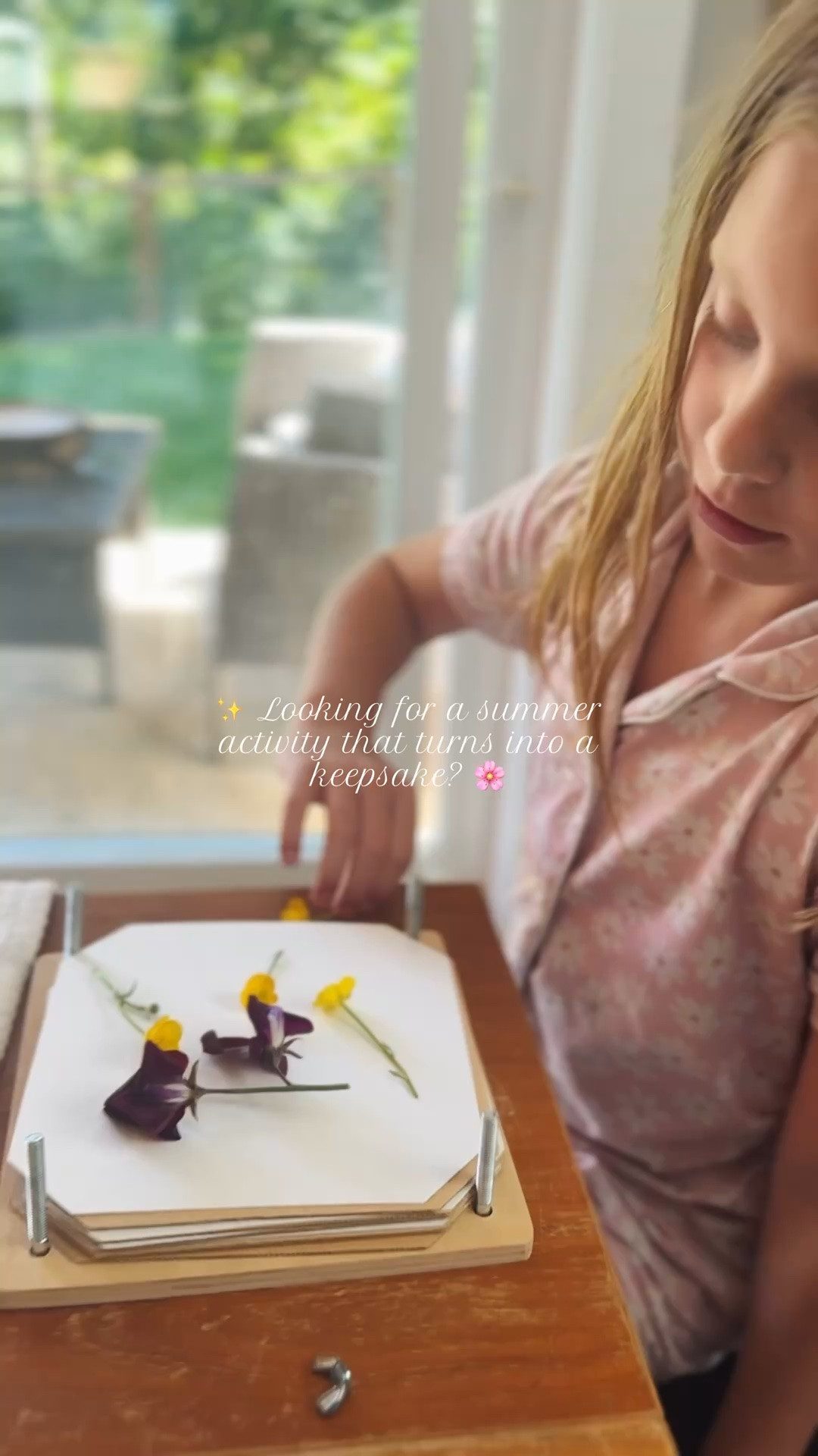 One of the sweetest summer traditions you can start with your kids 🌸
Spend an afternoon gathering blooms, pressing them together, and turning them into keepsakes you’ll treasure for years to come. It’s such a fun activity to do with your kids this summer and then be able to display them by the end of summer 🖼️🌻🍁

#LTKmomlife #LTKstorytime #LTKHome