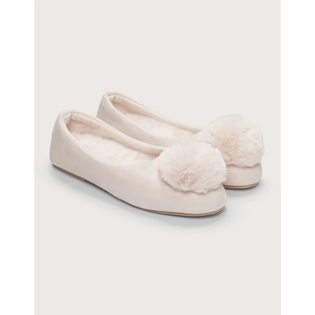 Pom-Pom Ballet Slippers | The White Company (US & CA)