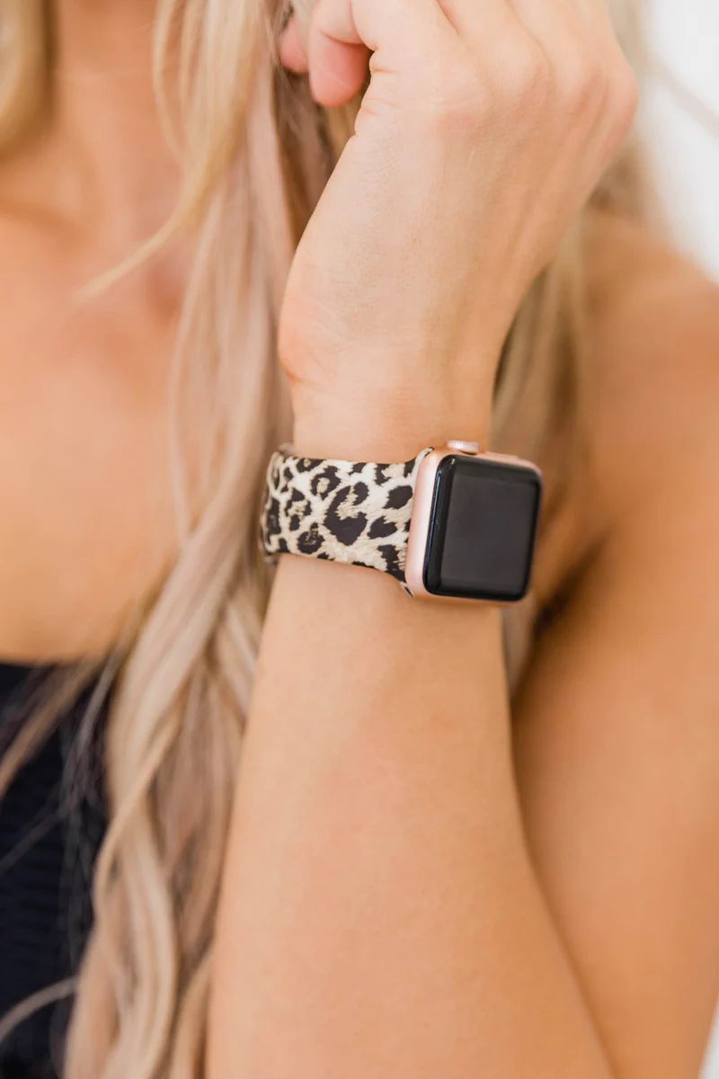 Run After Me Animal Print Watch Band | The Pink Lily Boutique