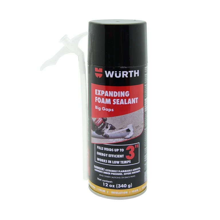 Wurth Expanding Foam Sealant - Big Gaps 3" | Walmart (US)