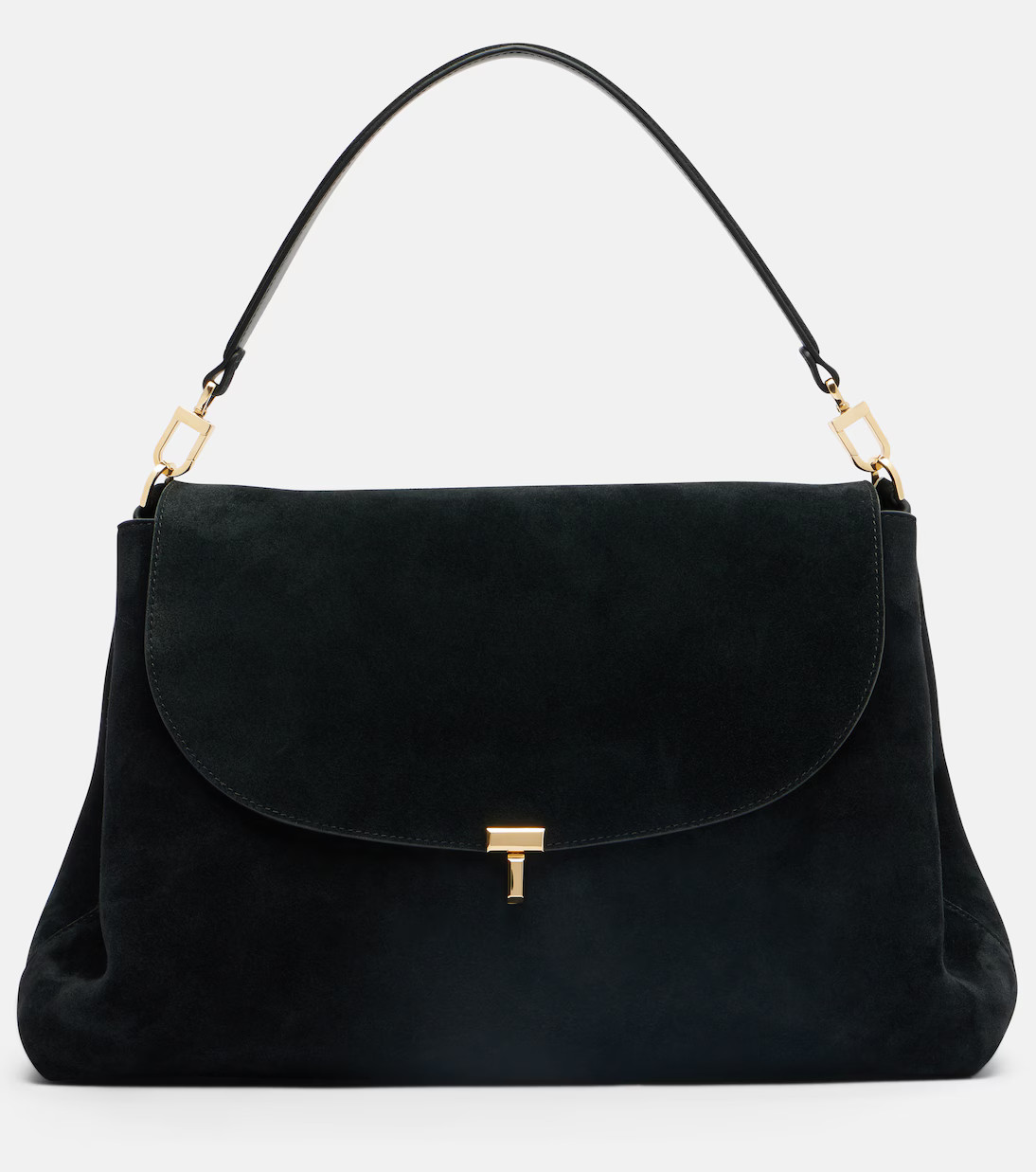 T-Lock suede shoulder bag | Mytheresa (UK)