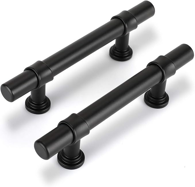 Goldenwarm 25Pack/Black Cabinet Pulls 3inch Black Cabinet Handles Matte Black Drawer Pulls Vintag... | Amazon (US)