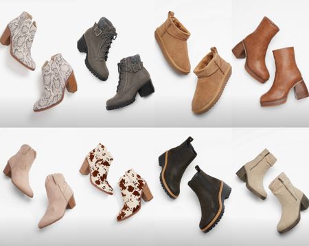 Fall boots and booties on sale 

These are perfect for creating a fall outfit. Wear with dresses, faux leather leggings, skirts, jeans and more! Starting at just $30 and All under $45!! 

Cowboy boots | cow print boots | boots on sale | fall boots | fall shoes | fall outfit | cozy boots | platform boots | 

#LTKshoecrush #LTKfindsunder50 #LTKsalealert
