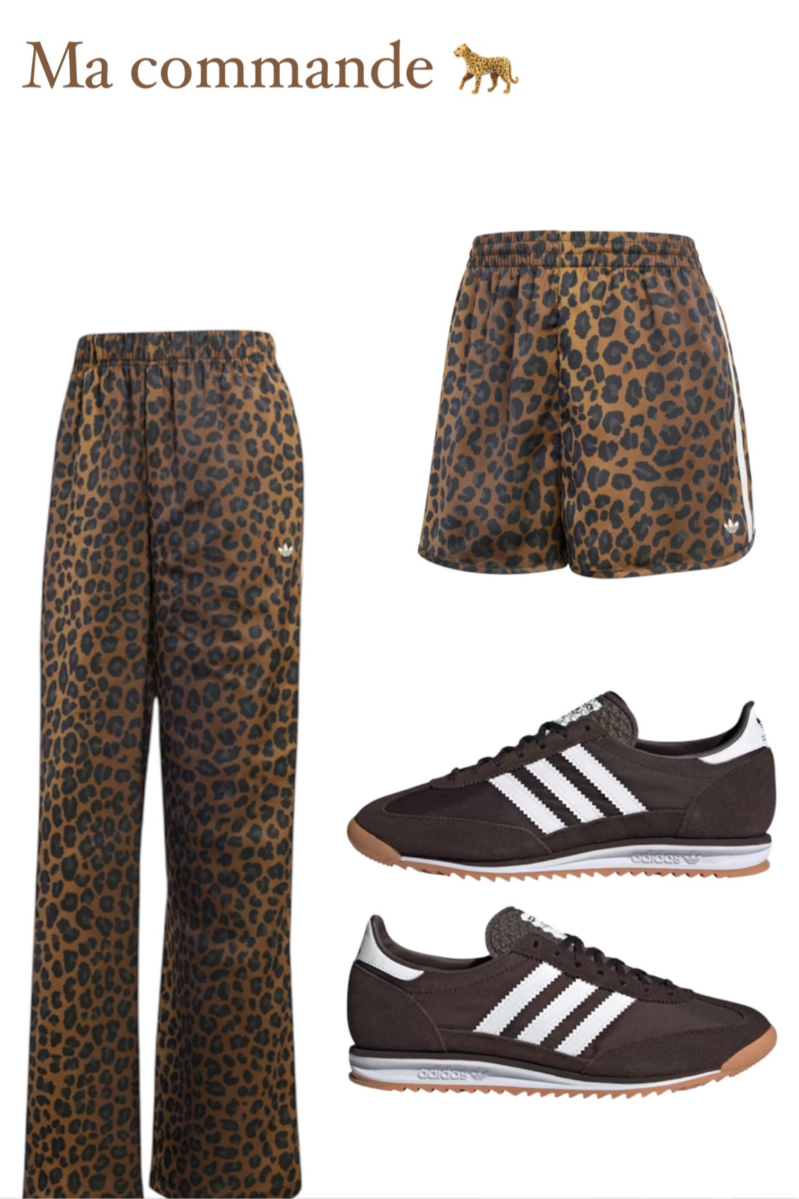 Ma commande Adidas 🐆🤎