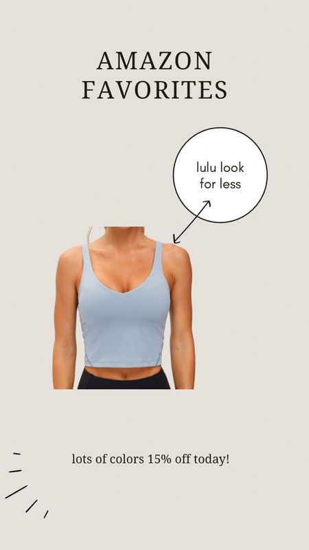 Lululemon look for less longline sports bra on sale 
Amazon fashion 
Amazon deal of the day 

#LTKsalealert #LTKfitness #LTKActive