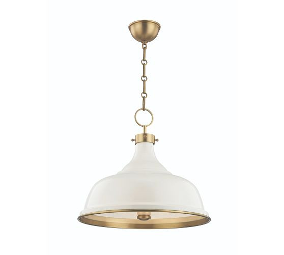 Jocelyn Metal Round Pendant (18") | Pottery Barn (US)