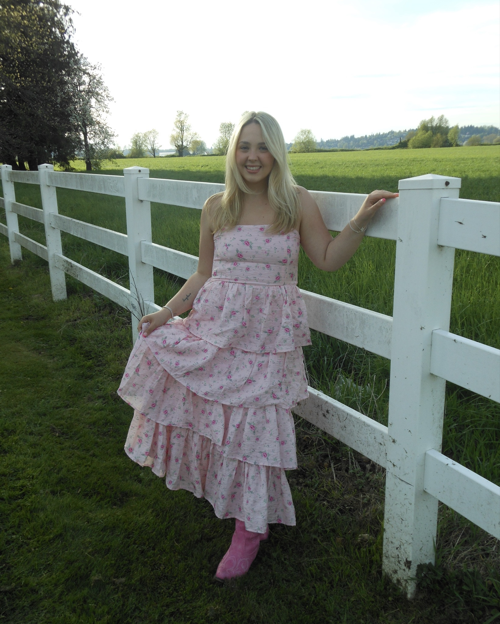 The perfect long spring dress! ✨🩷🌷🌾🤠 from Altar’d State but dupes below! 

#LTKbeauty #LTKcanada #LTKspring