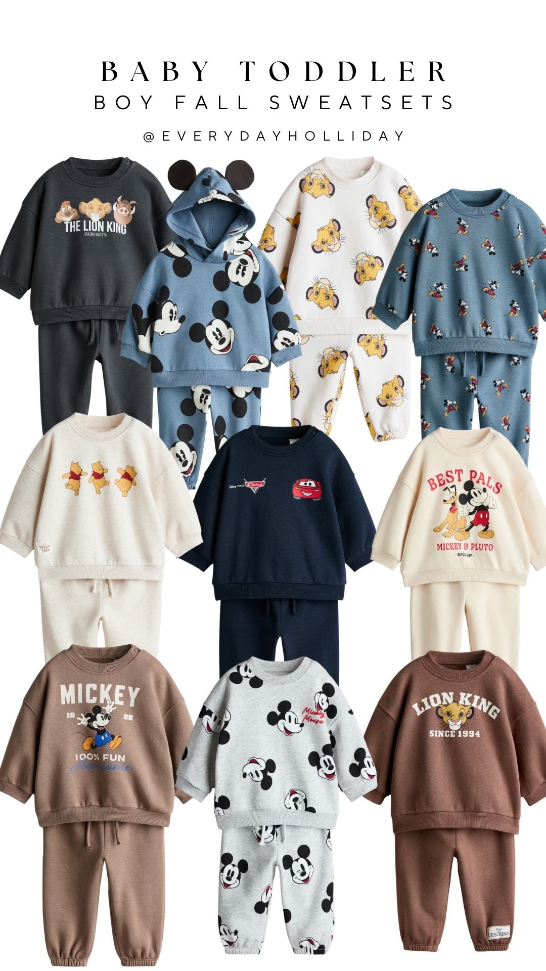 These Disney sweatsets are so cute for fall 🧸 Which character print is your toddler’s favorite?

#LTKmomlife #LTKBaby #LTKKids