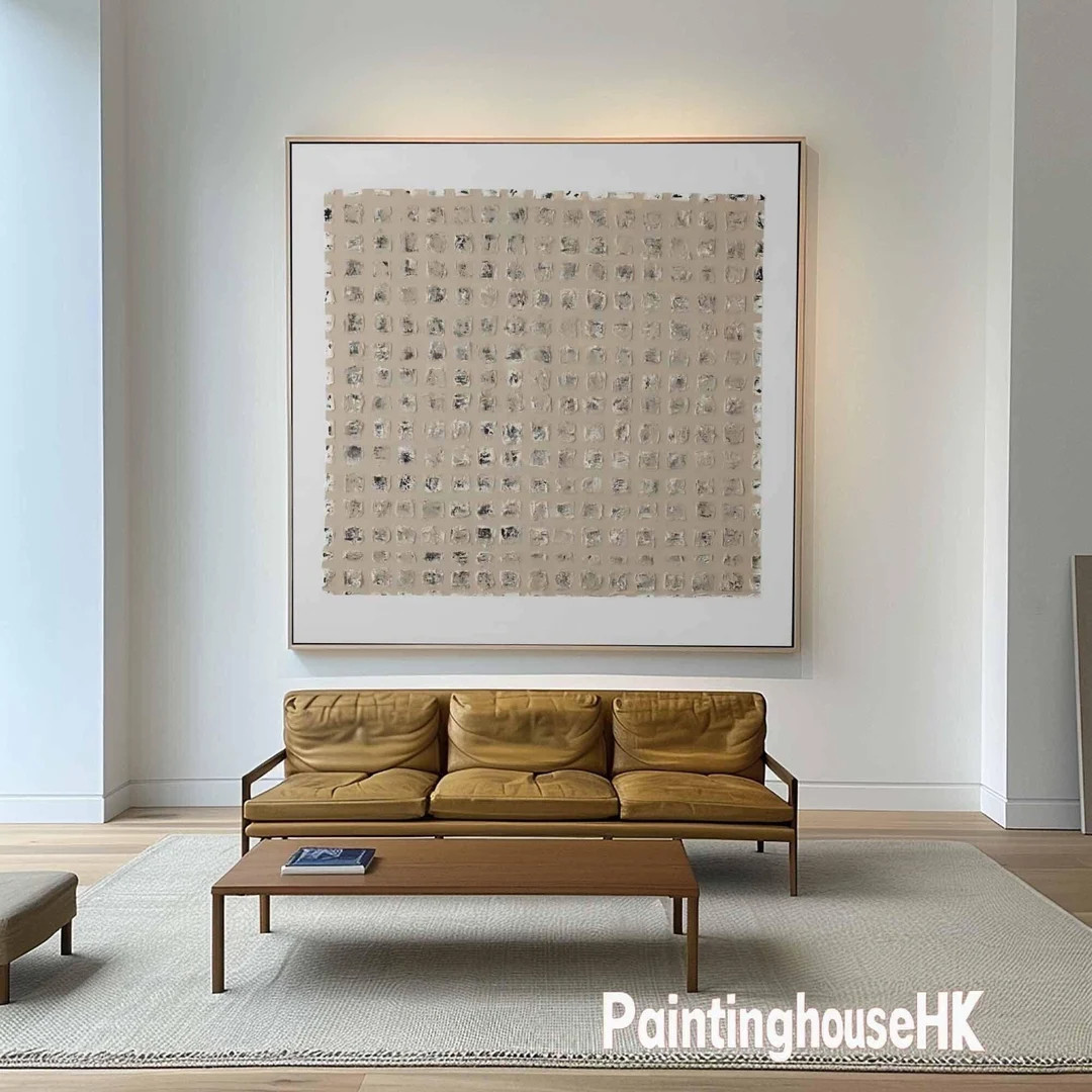 Beige 3D Texture Wall Art Beige Minimalist Painting Neutral Plaster Painting Wabi Sabi Wall Art B... | Etsy (US)