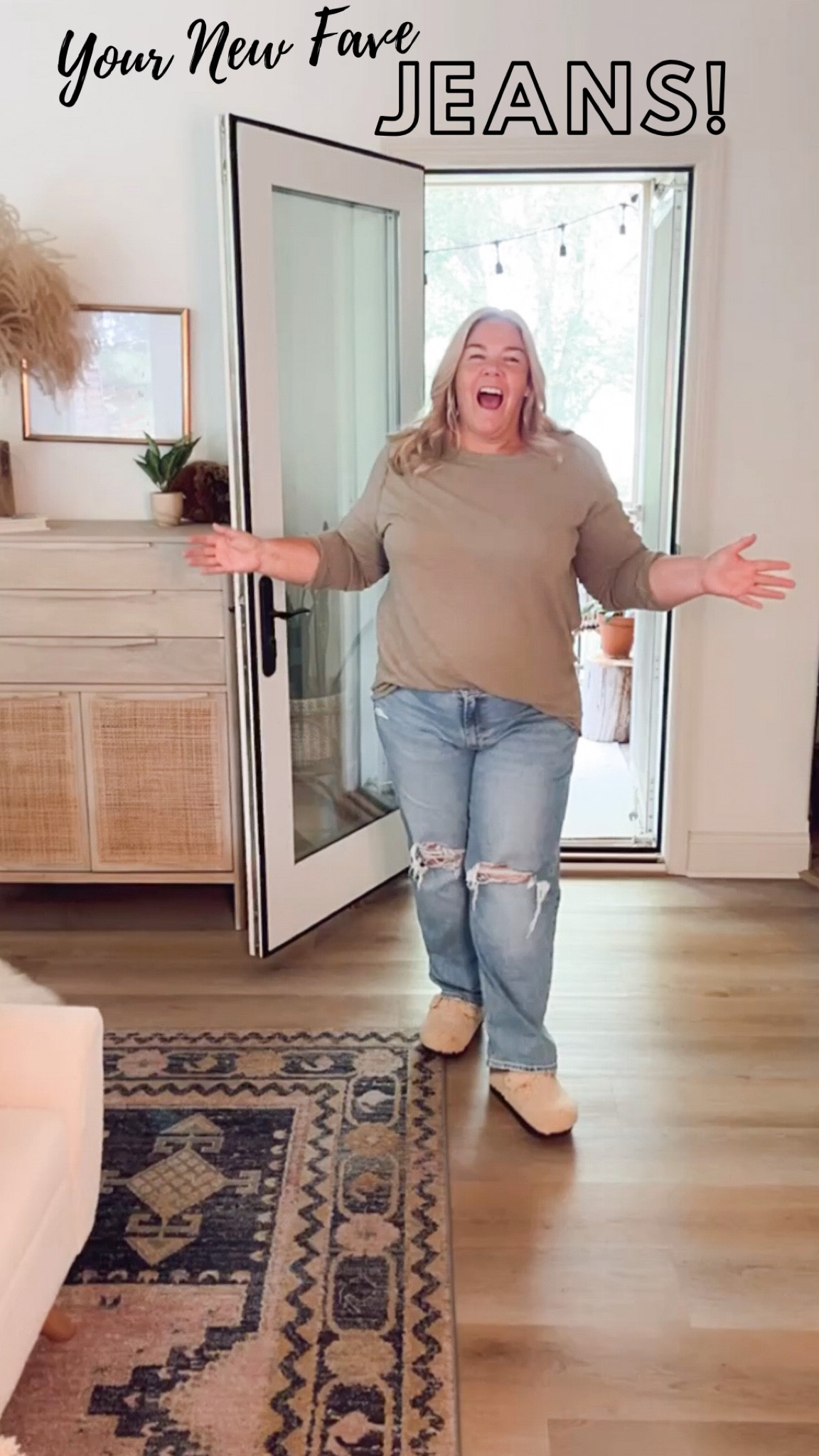 I finally found em!!! Jeans that fit me in all the right places! I’ve had some good ones but these are it!!! I bought two colors and trimmed the darker ones to be a true wide crop with a raw hem! I love showing off the platform shoes so I wanted a cropped hem and easily cut them myself. Old Navy, MIDRISE, Loose Boyfriend jean, Both are size 16 on my 5’4” body! #denim #falloutfit #bestjeansever

#LTKmidsize #LTKover40 #LTKstyletip