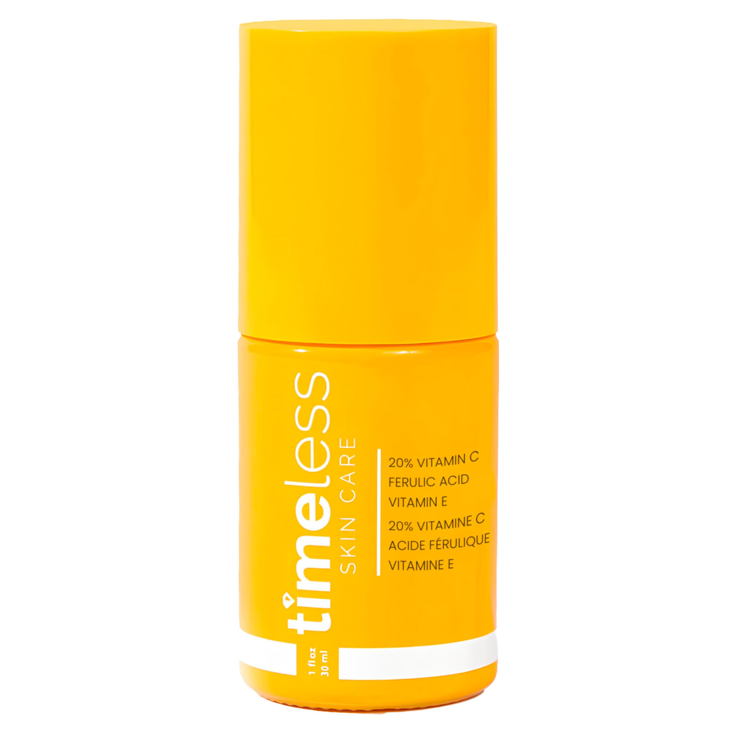 Timeless Skin Care Vitamin C Serum with Vitamin E & Ferulic Acid - 20% Vitamin C Brightening - Fa... | Amazon (CA)