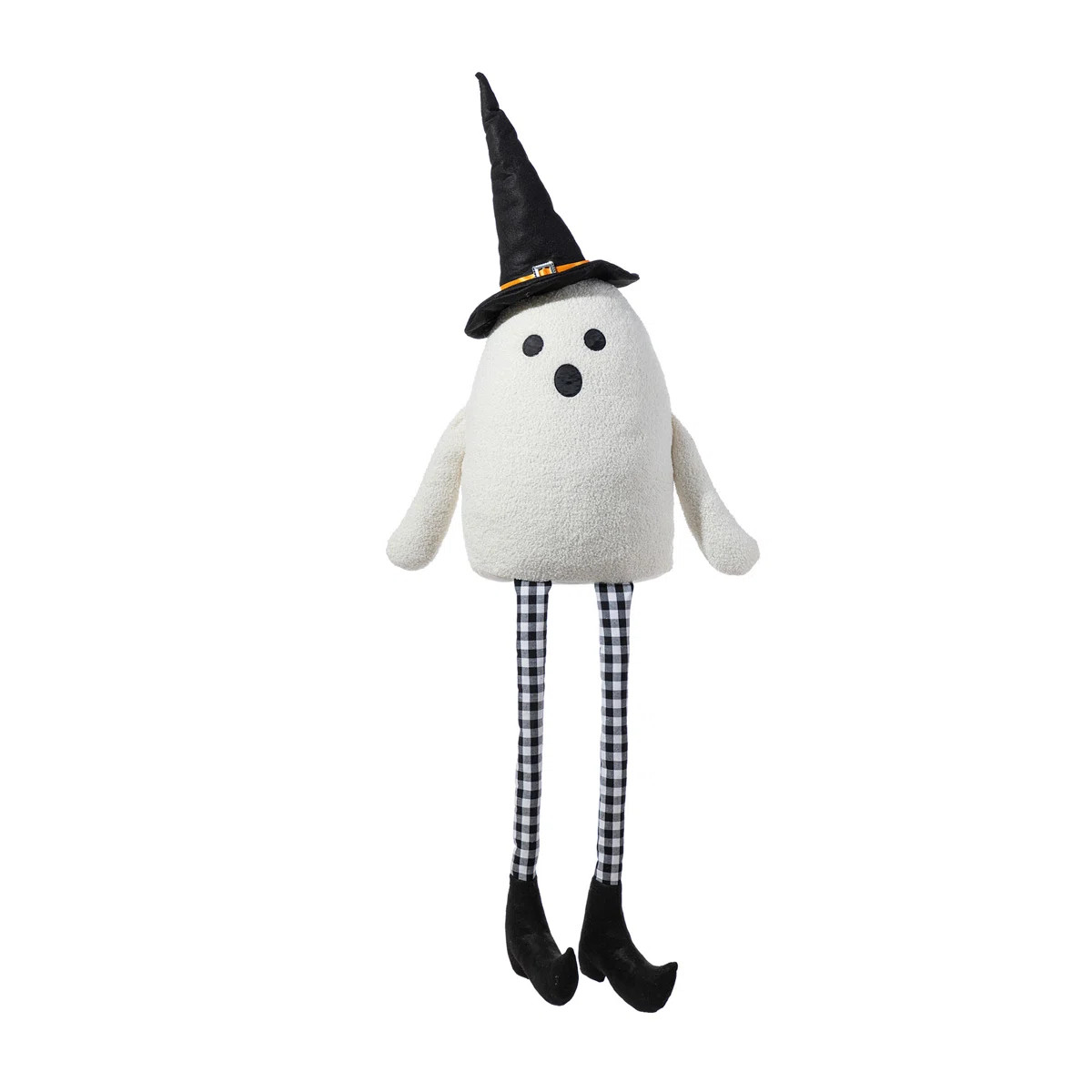 65.25"H Halloween Oversized Lighted Fabric Ghost Sitter Porch Decor, With Timer | Wayfair North America