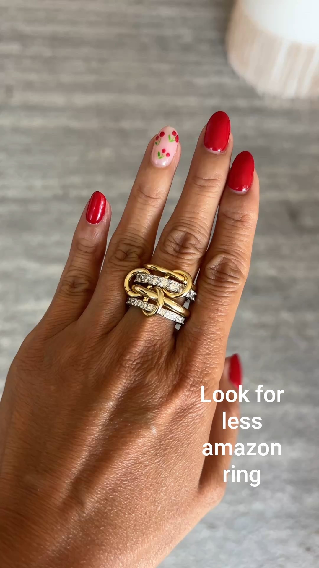 Stackable circle rings look for mess Amazon. Gold plated CZ stones. So good. Amazon find 

#LTKStyleTip #LTKFindsUnder100 #LTKFindsUnder50