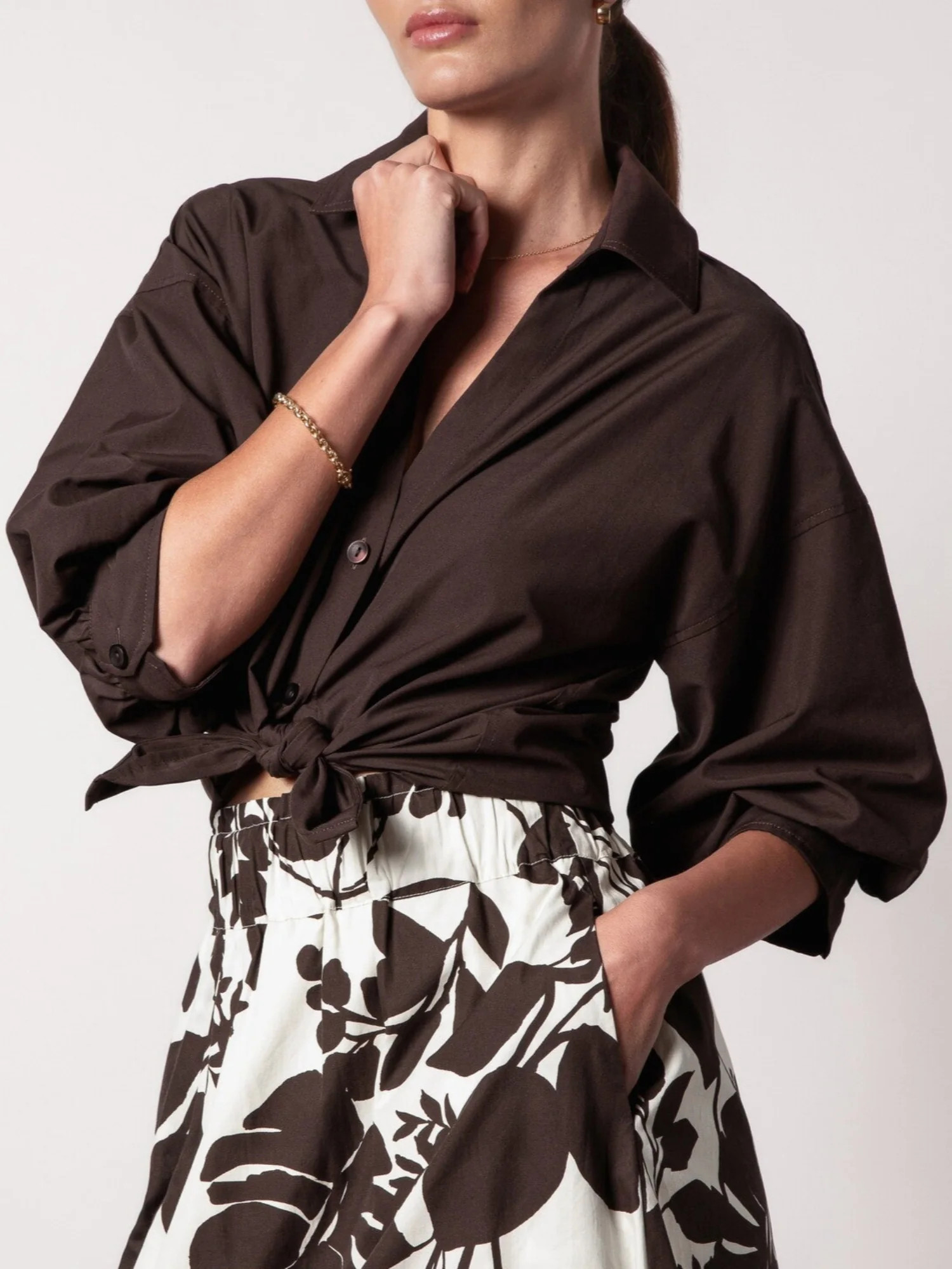 Women's Kate Shirt in Java | Brochu Walker | Brochu Walker