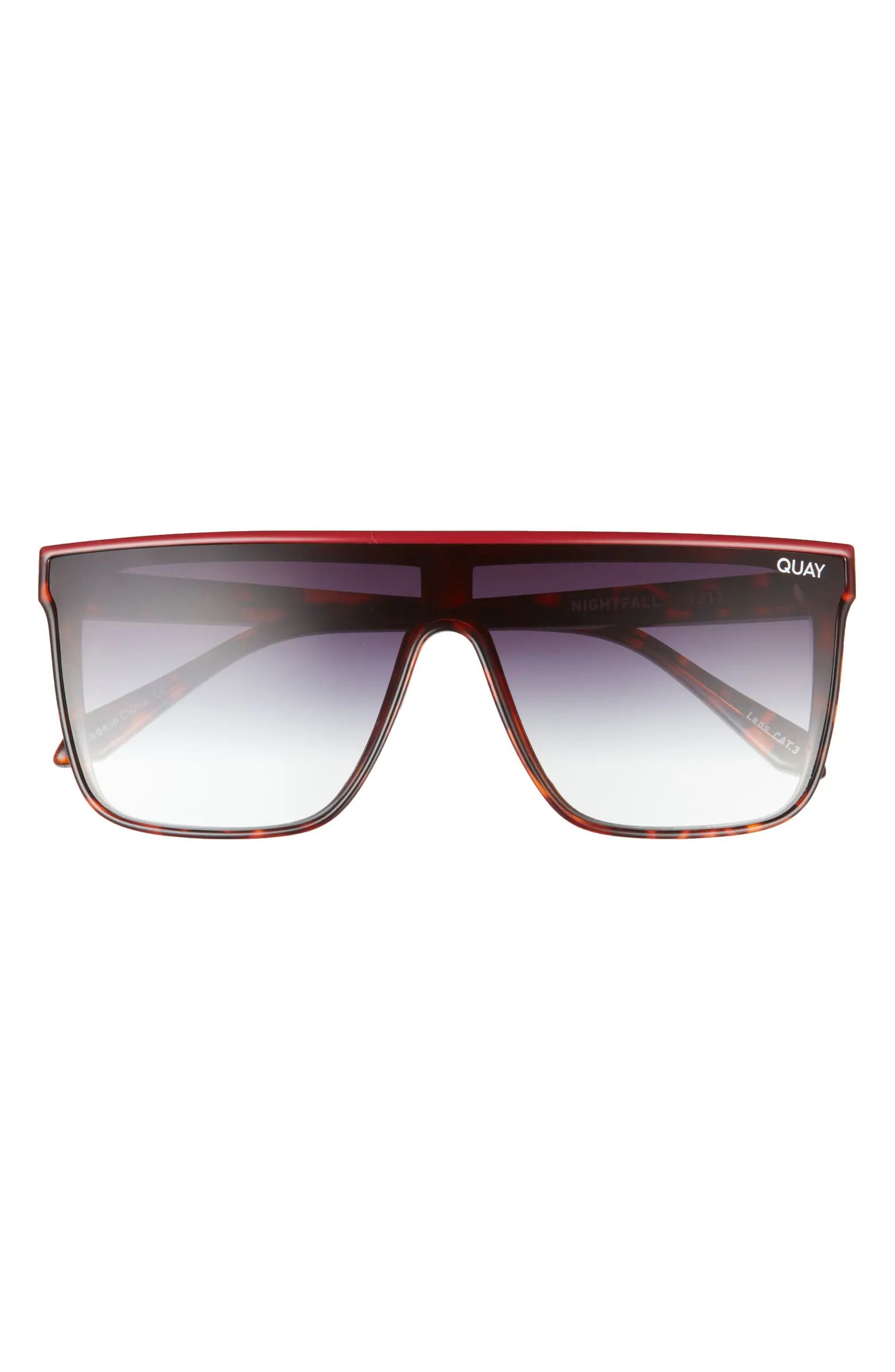 Quay Australia Night Fall 52mm Gradient Flat Top Sunglasses | Nordstrom | Nordstrom