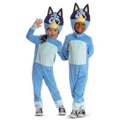 BBC Toddler Bluey Classic Costume Jumpsuits Blue 4-6x | Target