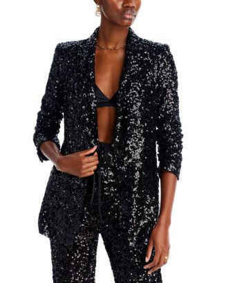 AQUA Sequin Blazer - Exclusive  | Bloomingdale's Women | Bloomingdale's (US)