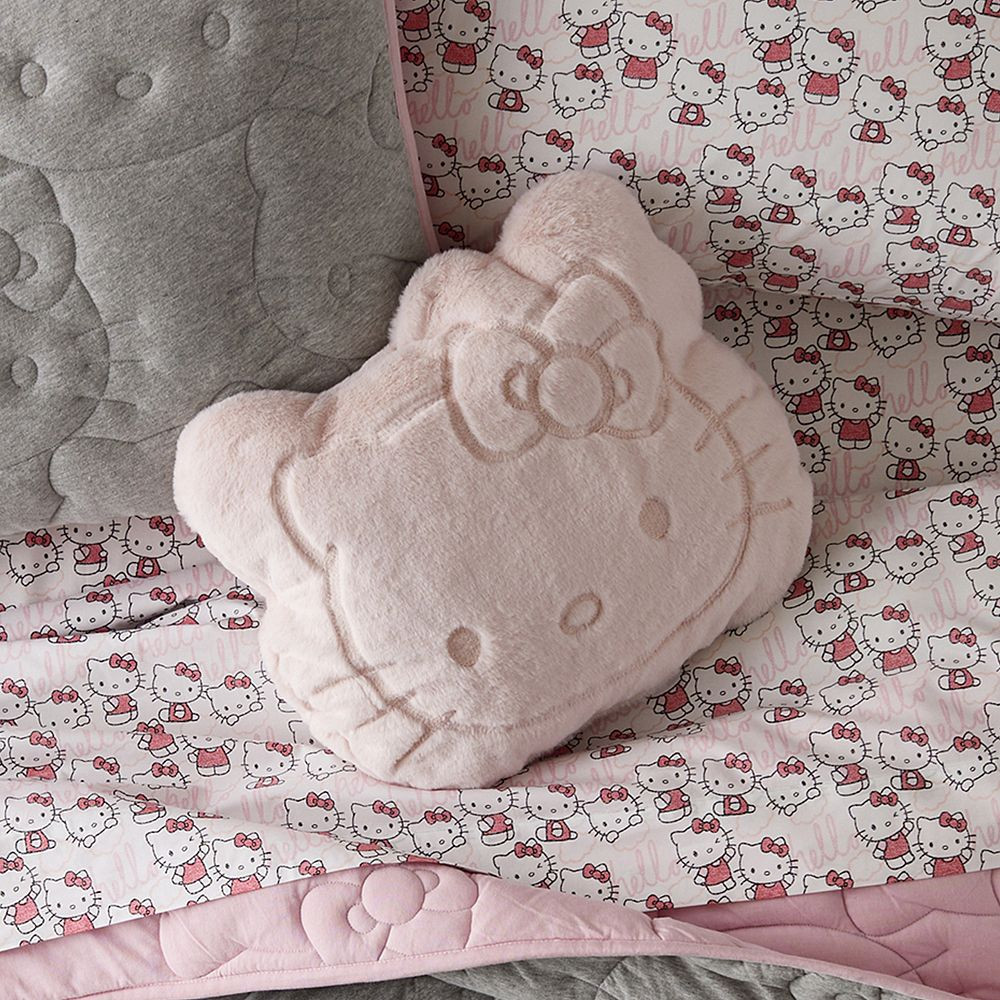 Hello Kitty® Magical Faux Fur Pillow | Pottery Barn Teen