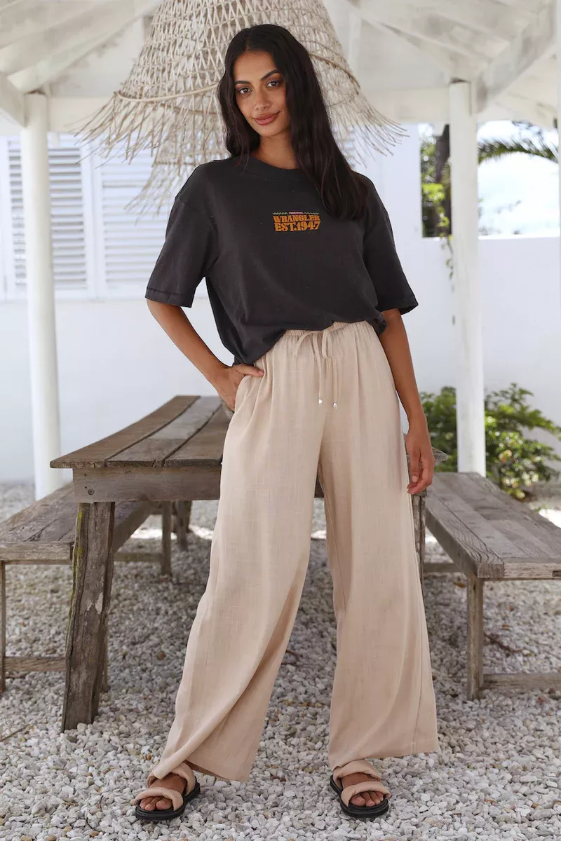 Tangerine Twist Pants Beige curated on LTK