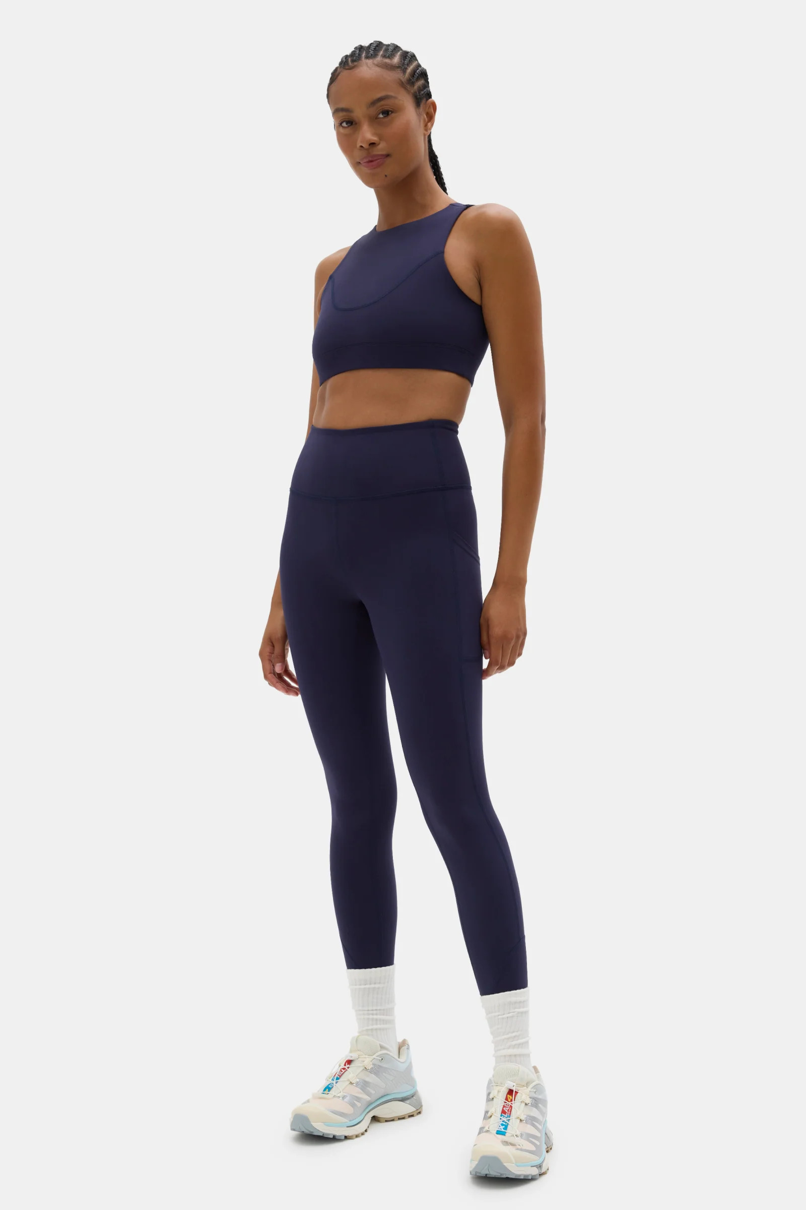 Camille 7/8 Legging - L / Navy | Halfdays