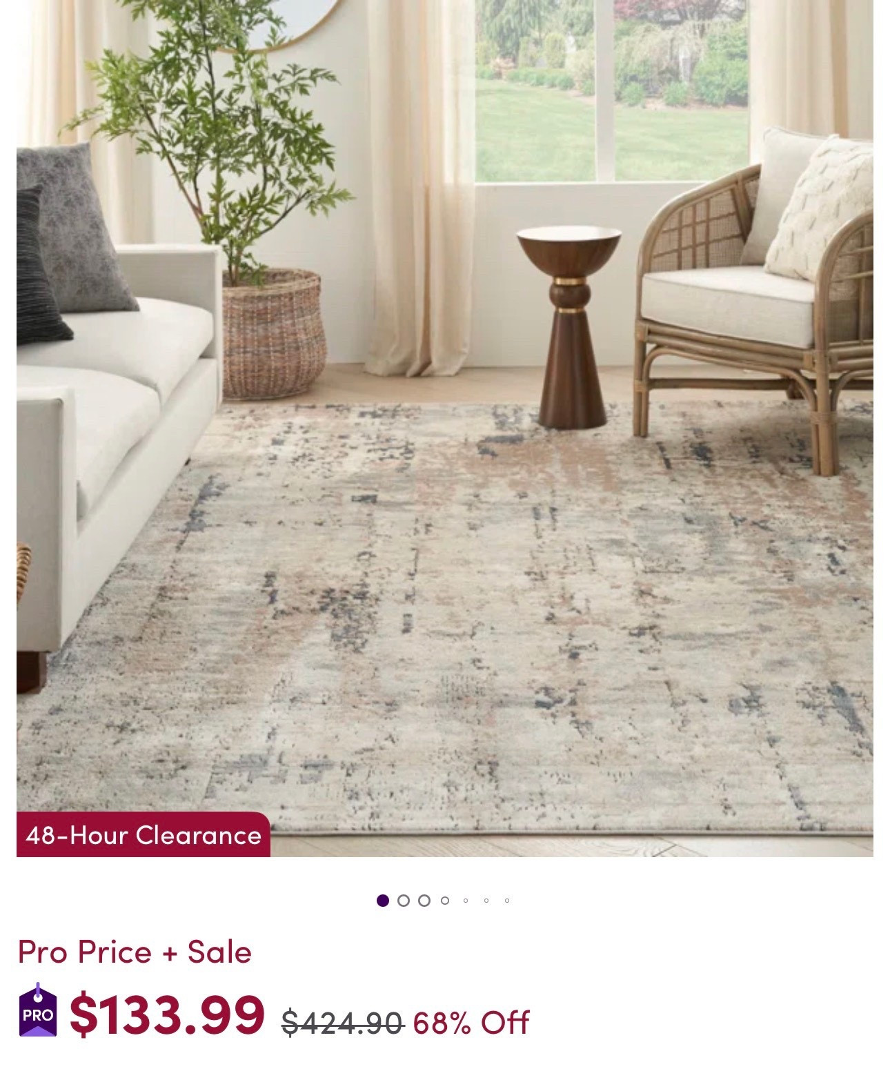 This rug is one of those pieces that instantly makes a room feel finished. 🤍 The soft neutral tones, subtle pattern, and warm texture work beautifully in modern farmhouse, transitional, and organic modern spaces.

And right now it’s a major steal on Wayfair — originally over $400 and on clearance for $133.99 (68% off!). Deals like this don’t last long.

I love using rugs like this as a foundation piece because they layer effortlessly with almost any furniture style and keep a space feeling calm, elevated, and timeless.

Tap the link to shop the rug. And if you’re planning a room refresh or full home project, I’d love to help design a space that feels perfectly you. ✨

#LTKHome #WayfairFinds #WayfairSale #RugFind #AreaRug #LivingRoomDesign #ModernFarmhouseStyle #NeutralHome #InteriorDesignInspo #HomeDecorFinds #DesignerFinds #AffordableLuxury #StyledByDesigner #GracieLainDesign #InteriorDesignerLife #LTKSaleAlert #LTKDeals