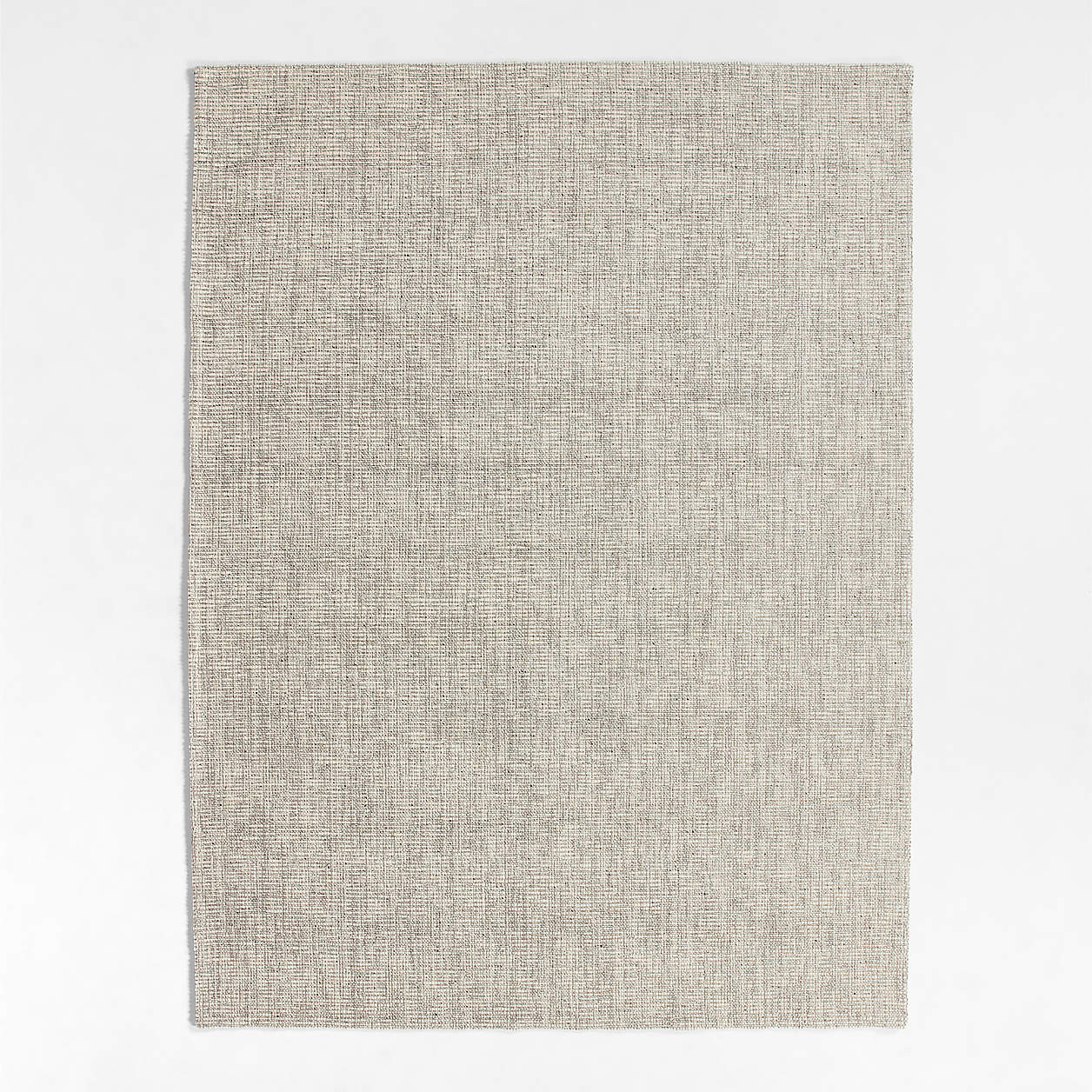 Belfast Performance Wool Blend Handwoven Grey Area Rug 8'x10' + Reviews | Crate & Barrel | Crate & Barrel