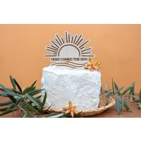 Here Comes The Son Cake Topper Minimalist Sun Baby Shower Decor | Etsy (US)