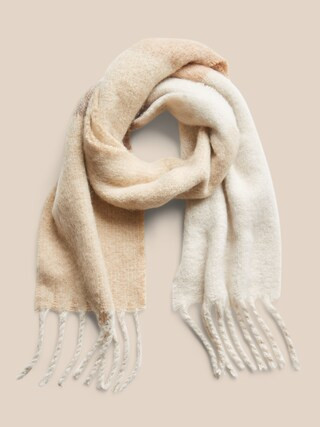 Oversized Fuzzy Scarf | Banana Republic (CA)