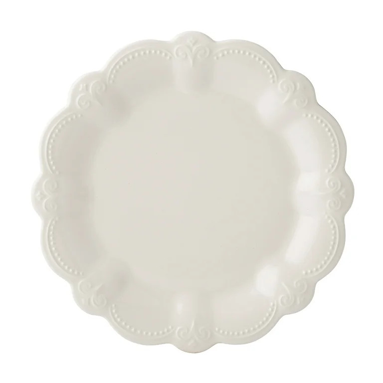 The Pioneer Woman 20-Piece Ceramic Toni Dinnerware Set, Linen - Walmart.com | Walmart (US)