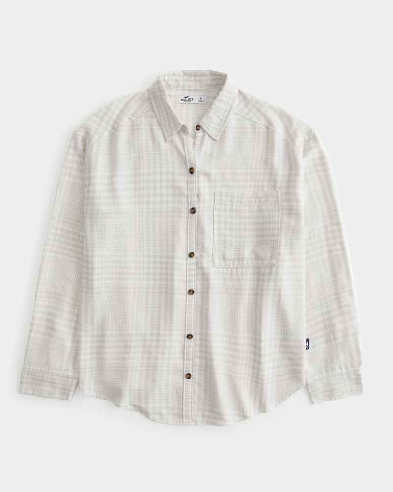Oversized Flannel Shirt | Hollister (US)